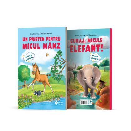Un prieten pentru micul mânz + Curaj, micule elefant!